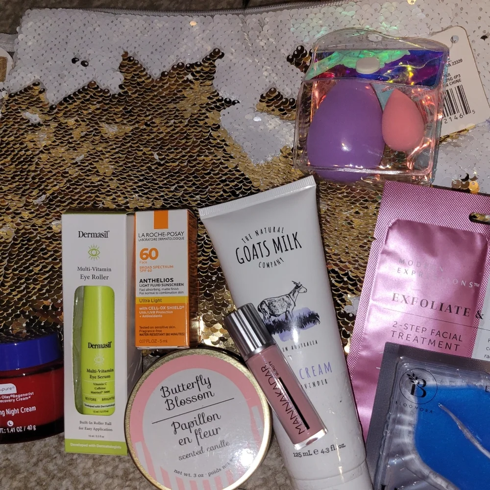 Spa Self Care Beauty Bundle • Goat Milk Hand Cream Candle Lip Mask Skincare Gift